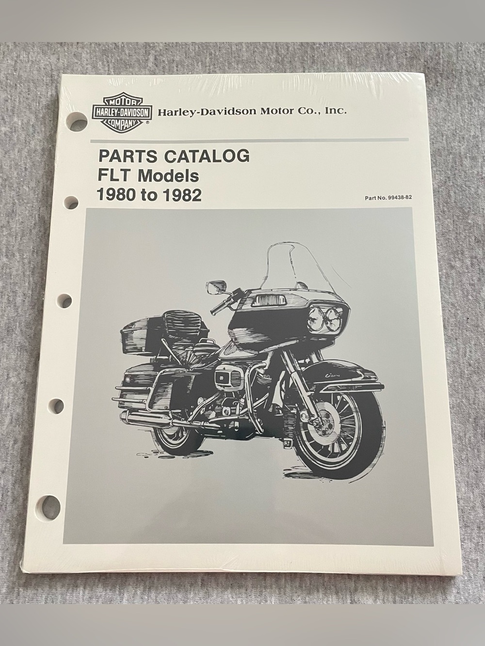 Harley-Davidson FLT Parts Catalog 1980-1982 99438-82 Sealed NEW